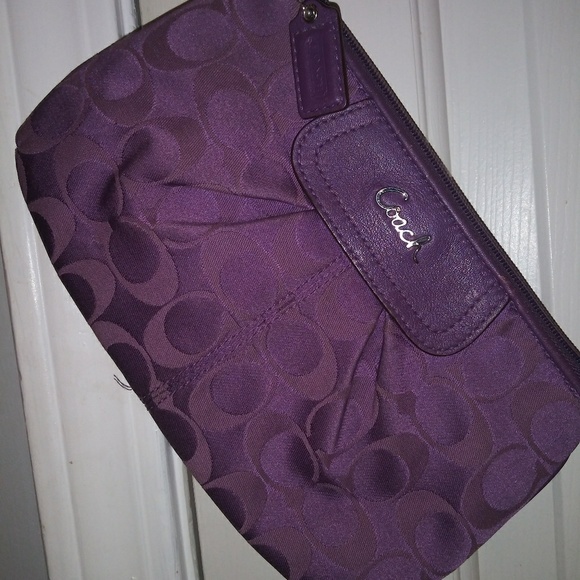 Purple COACH Wristlet - Picture 5 of 5